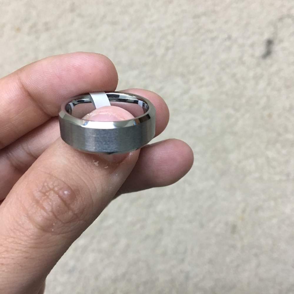 8mm Classic Tungsten Band Ring Jewelry Size 9-11 - Picture 2 of 8